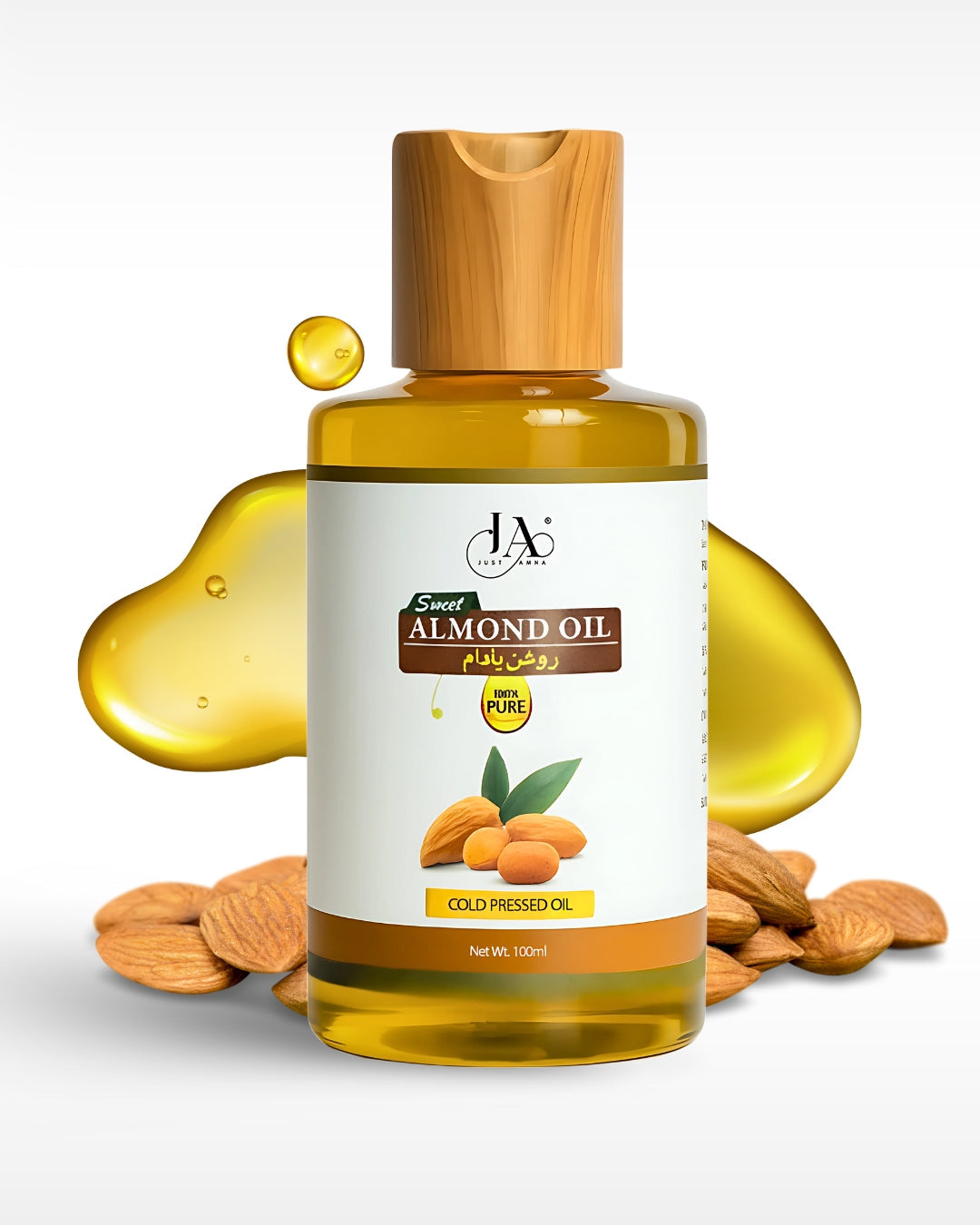 Pure Sweet ALMOND OIL Cold Pressed
