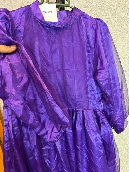 Long Maxi Silk & Net Fabric Frock DFP1-157