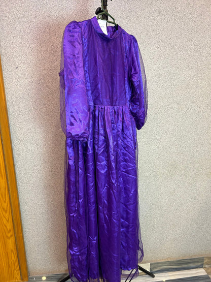 Long Maxi Silk & Net Fabric Frock DFP1-157