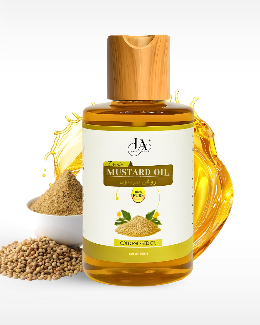Pure MUSTARD (CANOLA) OIL Cold Pressed