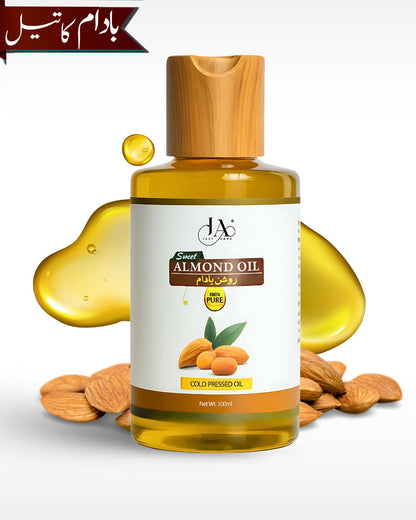 Pure Sweet ALMOND OIL Cold Pressed